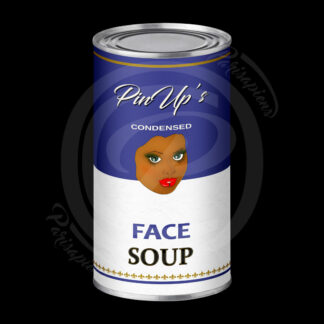 Art-Numérique Pop-Art soupe de visage de PinUp façon Campbell's Soup d'Handy Warhol